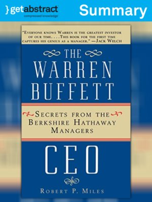 cover image of The Warren Buffett CEO (Summary)